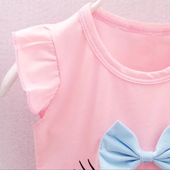 ❤️Casual t-shirt & short two pieces set - Picture 5 of 8